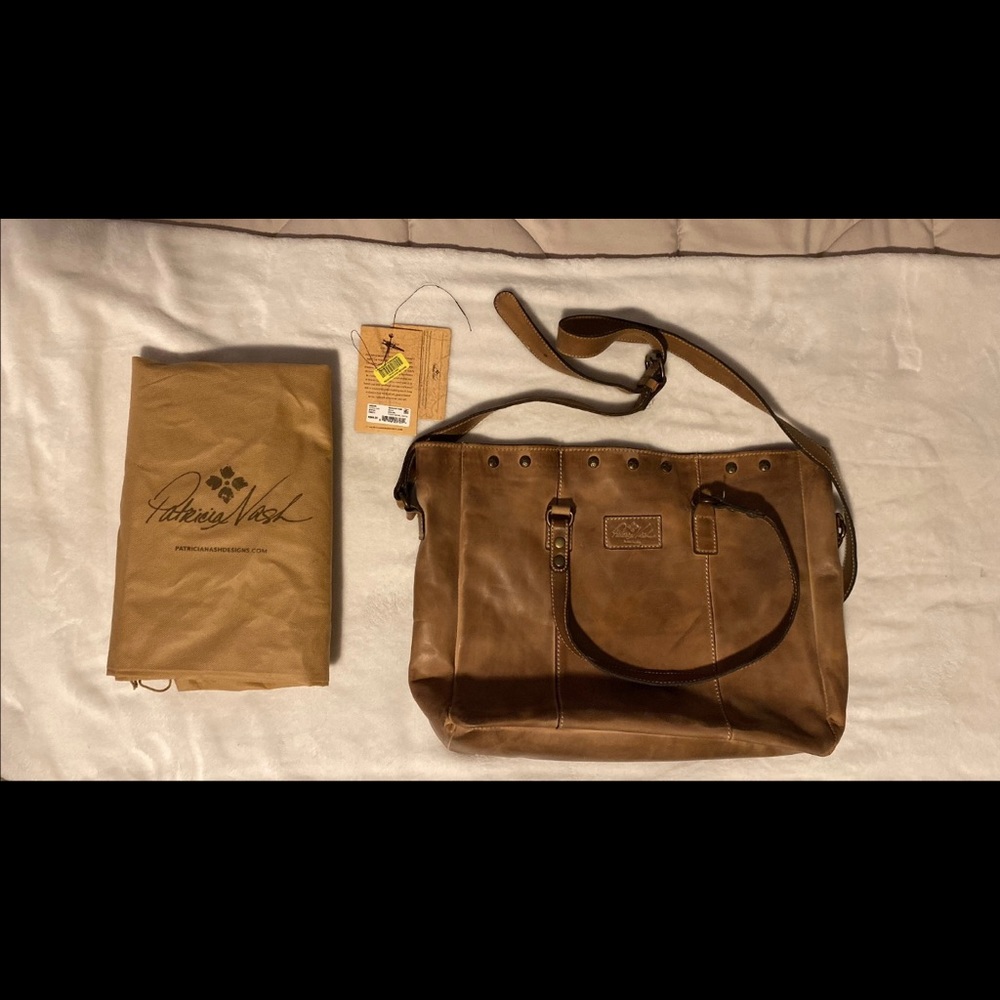 Gorgeous Patricia Nash Tote Bag (2019) real leather comes with dust bag and tags